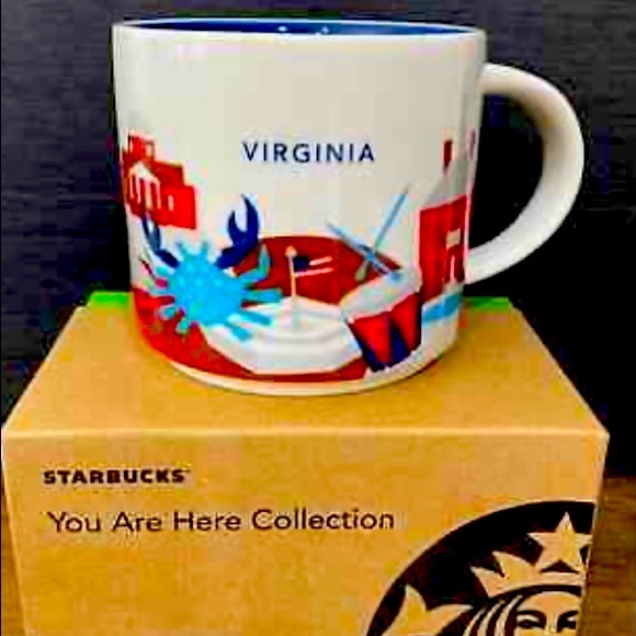 NIB Starbucks Virginia You are Here Mug